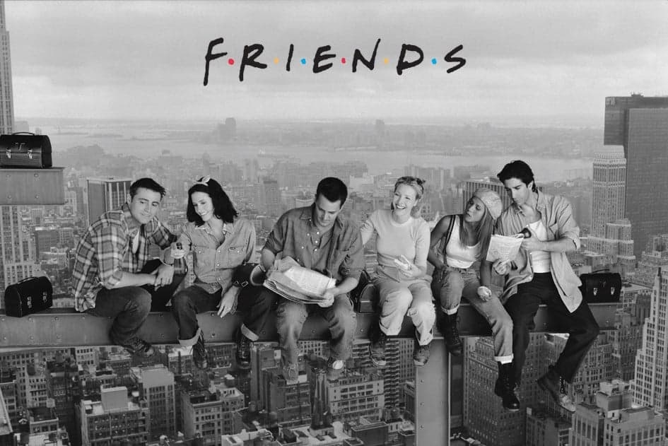 Friends - Maxi Poster Déjeuner au sommet d\'un gratte-ciel