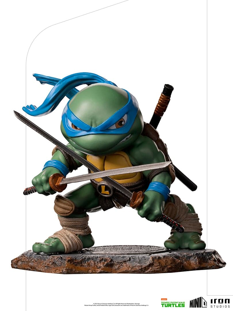 Iron Studios - MiniCo - Teenage Mutant Ninja Turtles - Leonardo Statue 15cm